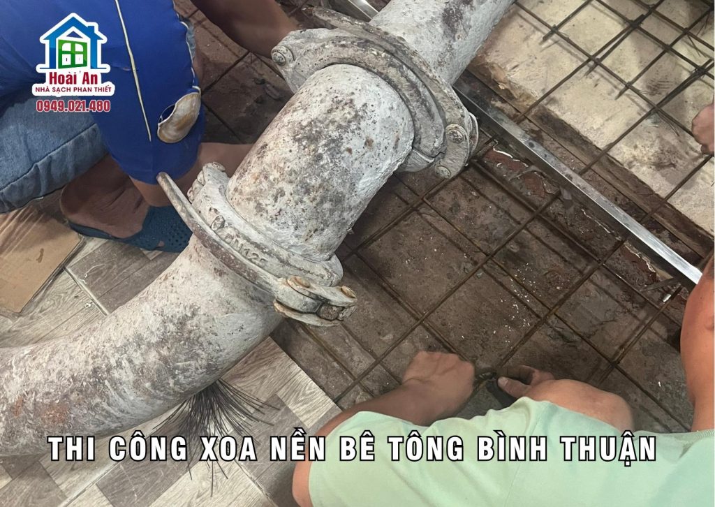 Thi công xoa nền Bê tông Bình Thuận