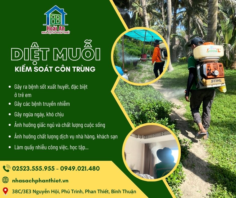 Phun phòng chống muỗi phan thiết